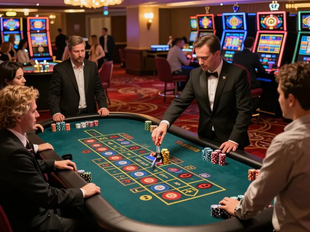 Experience thrilling roulette action at gem88 com showcasing vibrant casino atmosphere