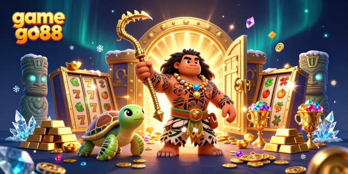Experience game go88 excitement with a dynamic Polynesian demigod and treasures galore!