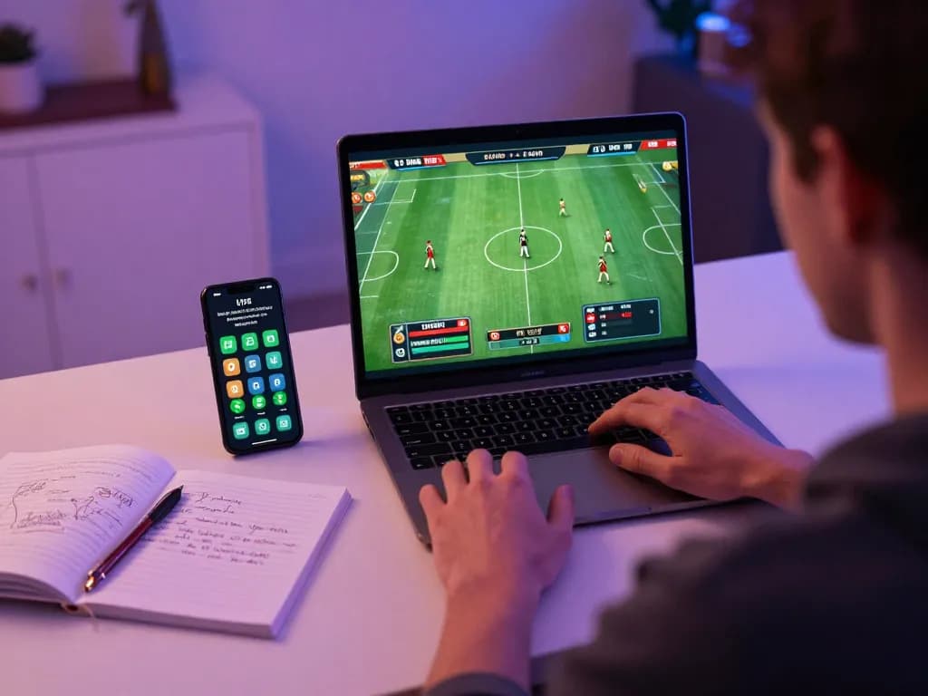 Experience thrilling sports betting with NK88 from the comfort of home using your laptop.