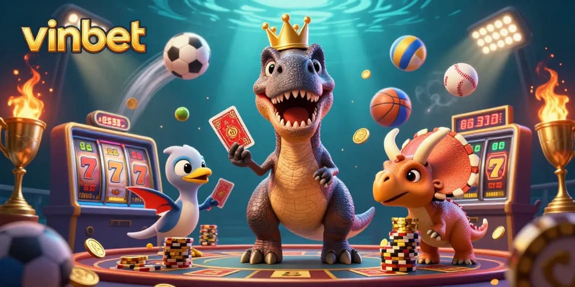 Experience thrilling jackpots at vinbet with fun 3D characters and dynamic casino elements.