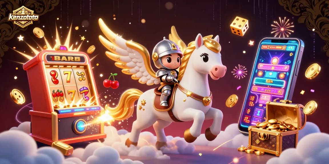 Experience kenzototo's thrilling online gambling with vibrant visuals and exciting game elements.