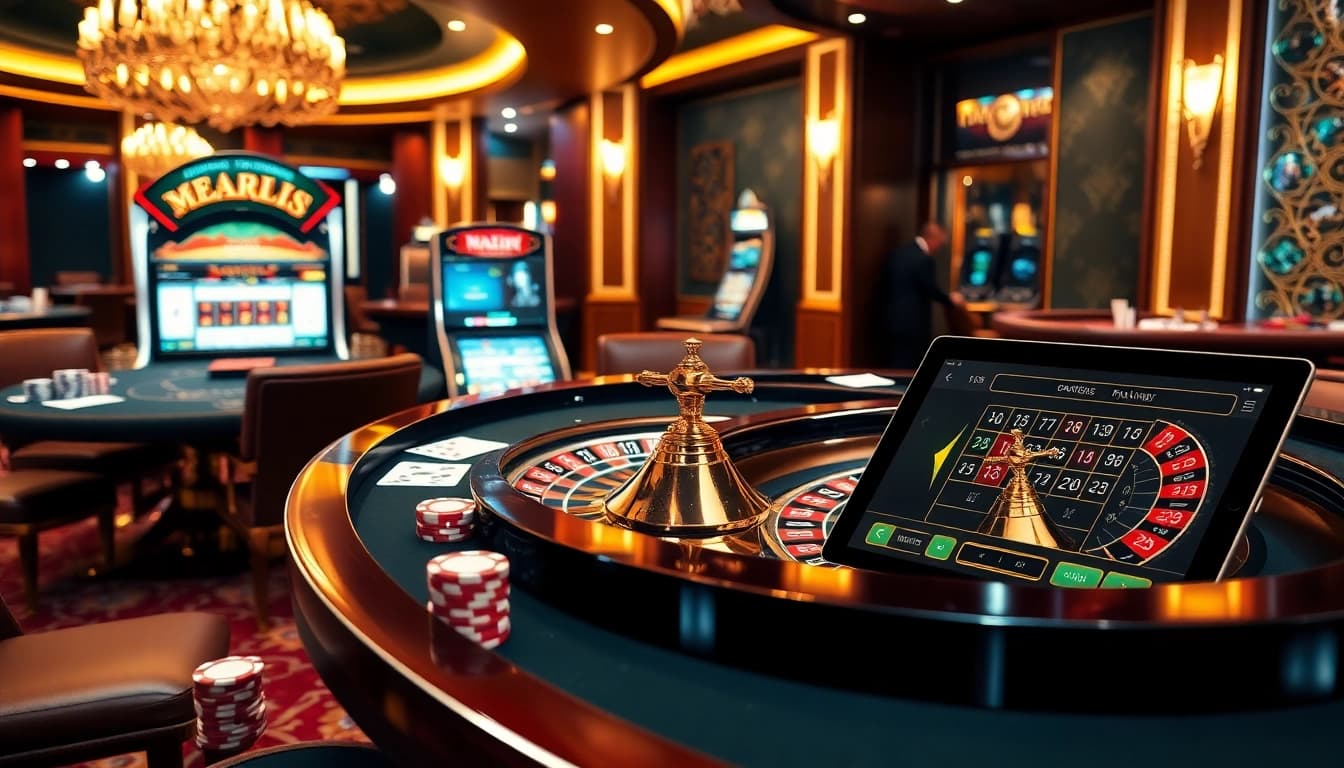 Experience the excitement of mv88 with players enjoying roulette and modern betting technology.