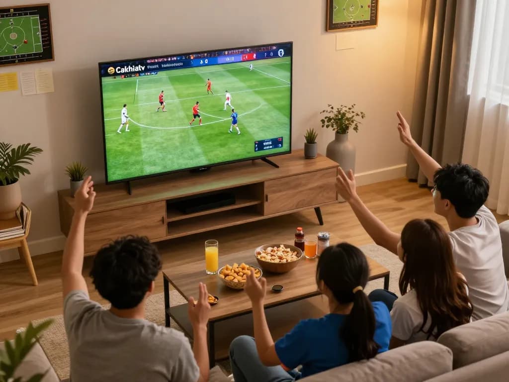 Cakhiatv provides an engaging live streaming soccer experience for excited fans at home.