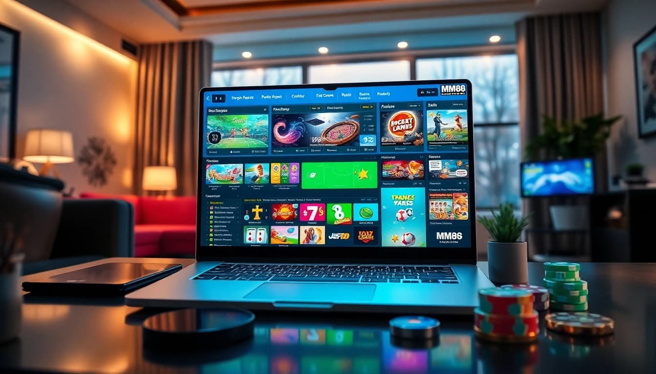 Explore the exciting world of online betting with https://mm88.co.in/ showcasing vibrant games and a modern interface.