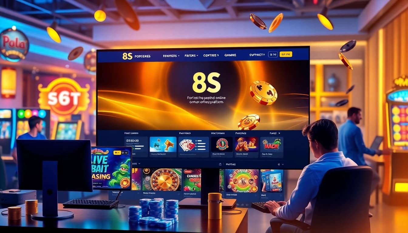 Explore the engaging interface of https://8scom.dev/ showcasing thrilling online gambling options, from sports betting to casino games.