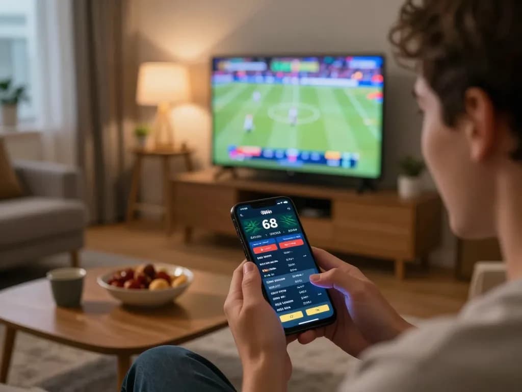Experience the excitement of 68win as a player engages in online sports betting