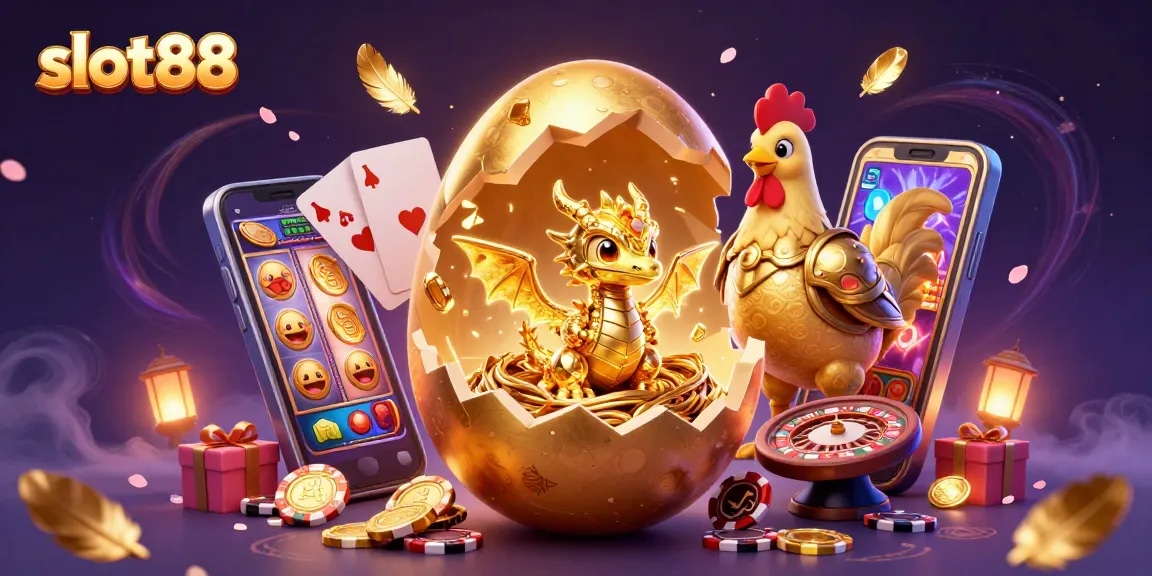 Mainkan slot88 dengan grafis menakjubkan, sambil menyaksikan naga emas dan keberuntungan mengalir dari chip poker.