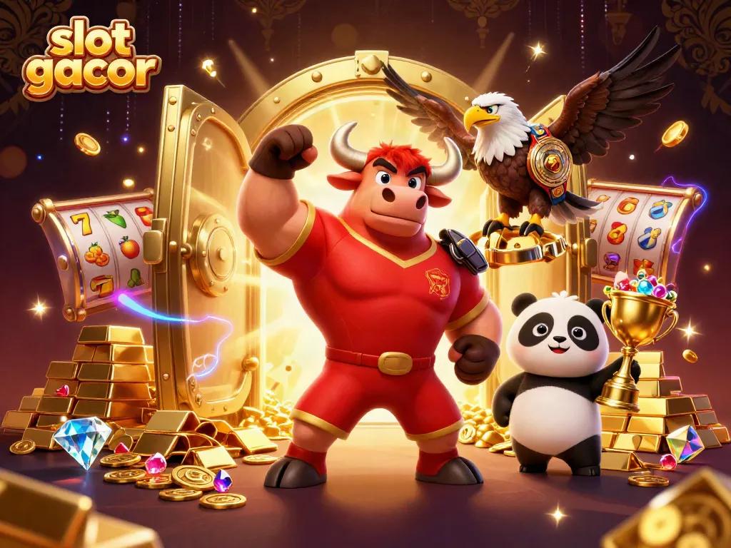 Mainkan slot gacor dengan semangat dalam ilustrasi karakter berenergi yang siap memberikan kemenangan.