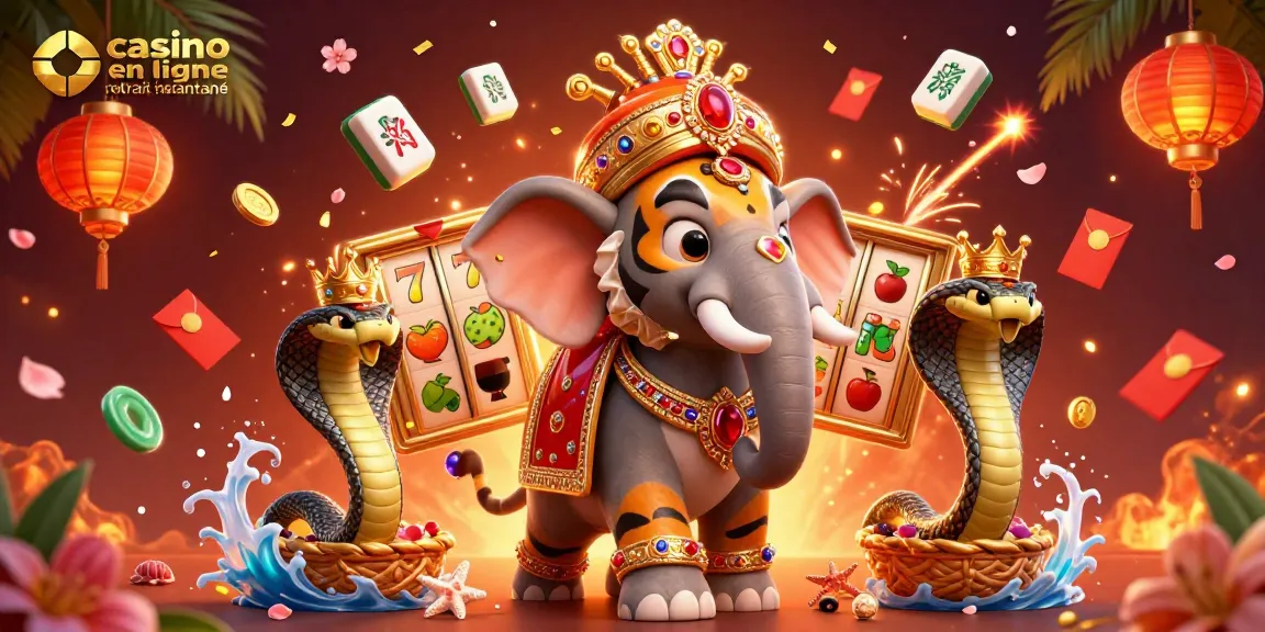Experience thrilling gameplay with casino en ligne retrait instantané featuring rich illustrations of gold coins and slot machines.