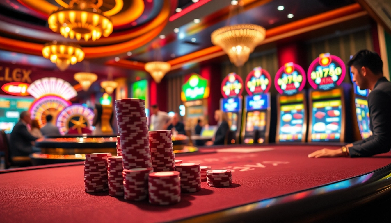 Experience the thrill of bk8 เครดิตฟรี at a luxurious casino with vibrant games and exciting promotions.