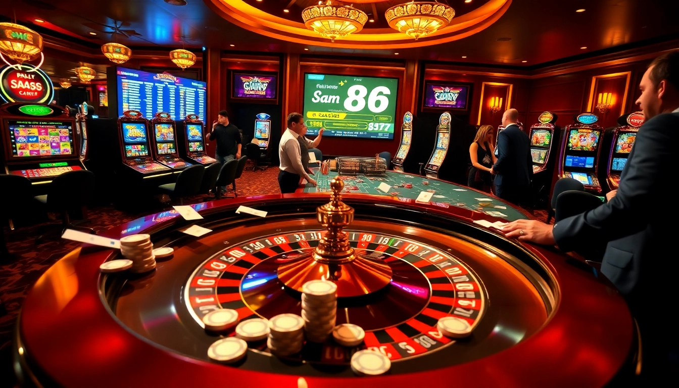 Experience the thrill of Sam86 with exciting casino games and engaging players.